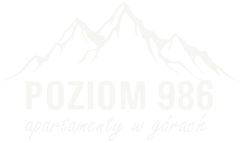 Poziom 986 – apartamenty w górach, logo jasne